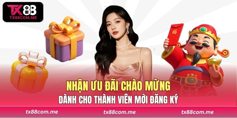 Nhận ưu đãi chào mừng tại TX88 dành cho thành viên mới đăng ký